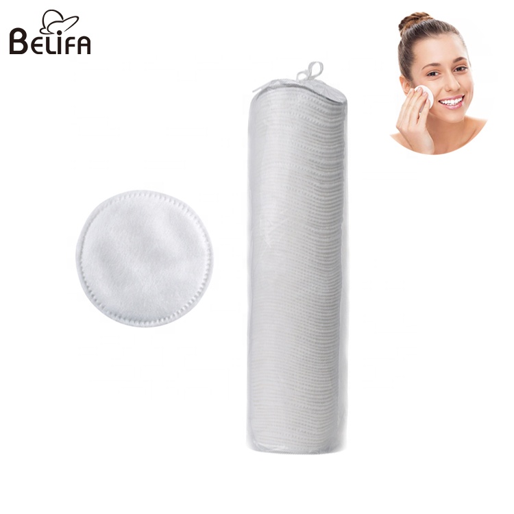 100 шт. Косметическая круглая уход за кожей лица с очищающим средством для ватных дисков одноразовые make up подушечки для снятия макияжа
