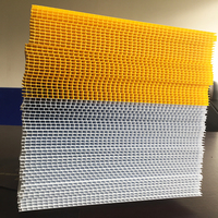 Feuille ondulée jaune de haute qualité, impression numérique sérigraphique, écologique, recyclable, surface brillante, taille personnalisée