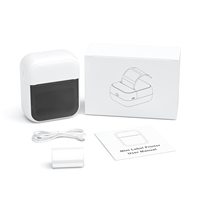 Mini Impresora Térmica de Etiquetas C50, Capaz de Imprimir Etiquetas Adhesivas, Papel para Tatuajes, Impresora Multiusos para Recibos