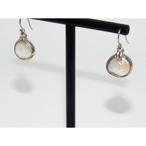 Orecchini pendenti in argento Sterling 925 e perla barocca - Product Image 1