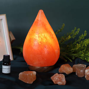 Lampes au sel naturel de l'Himalaya en cristal OEM Meilleur design 1-2 KG Vente en gros de sel rose du Pakistan avec supports en bois - Product Image 4