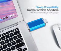 Clé USB 3.0 Classique en Métal avec Prise en Charge de l'Encryption, Puce Flash de Classe A, Logo Personnalisé, Multicolore, Clé USB Portable