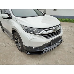 สำหรับ Honda CRV 2017-2020 ชุดแต่งกันชนหน้ารถยนต์ สปลิตเตอร์ดิฟฟิวเซอร์ สีดำเงา ชิ้นส่วนตกแต่งป้องกัน - Product Image 6