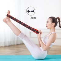Ceinture élastique de danse latine pour femmes avec sangle de traction pour exercices, bande de résistance pour le sport et le yoga, bande élastique de résistance pour le yoga