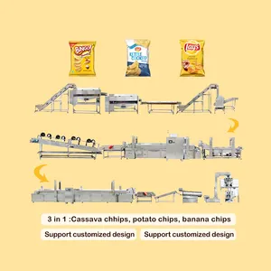 TCA hochwertige automatische Pringles Kartoffel chips Verarbeitung linie kann Maschine und Verpackung machen