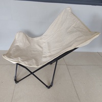 Chaise Papillon - Chaise Pliante Haute d'Extérieur à Trois Côtés Enveloppants, Portable et à Dossier Haut pour Loisirs en Plein Air