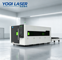 Máquina de Corte Láser de Fibra con Mesa Intercambiable YOQI X2-4020, CNC, Refrigeración por Agua, para Chapa Metálica, 1500W-6000W, 3 Ejes, Alta Velocidad