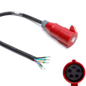 <span class=keywords><strong>สาย</strong></span>ไฟอุตสาหกรรม ABCCABLS 32A 5 ขา แบบกันน้ำ IP44 พร้อมปลั๊กแบบ Aviation สำหรับไฟเวทีและอุปกรณ์สามเฟส - Product Image 1