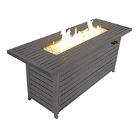Fourniture directe d'usine de meubles de jardin de loisirs mobilier d'extérieur table de foyer de patio table d'extérieur à foyer de gaz