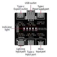 Kartu Uji Kabel Data Mobile Mechanic DT3 untuk Micro USB Tipe C, Mendeteksi Sirkuit Pendek dan Saklar On/Off