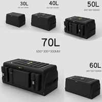 Vente chaude grande capacité multi-usages Oxford tissu coffre de voiture organisateur boîte de rangement