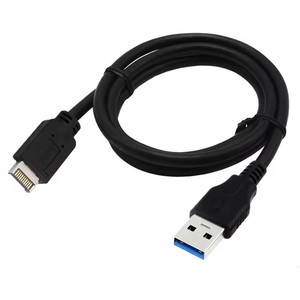 Cable de Conexión USB 3.1 Tipo-<span class=keywords><strong>E</strong></span> de 50cm y 10Gbps para Panel Frontal, Macho a Macho USB 3.0 AM para Placa Base - Product Image 2