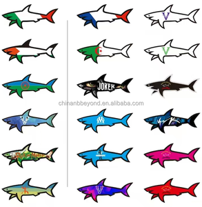 26 autocollants 3D étanches en PVC de dessins animés Paul Et Shark pour la décoration de tablettes, téléphones portables, réfrigérateurs, bagages CP Jul Omerta Vrunk - Product Image 2