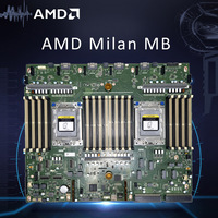 Motherboard AMD MIwin DDR4 Kustom dengan 8 Slot Ekspansi PCIe Gen4, CPU Rome/Milan, Slot SP3, 12 Slot Disk 3.5-inci, Motherboard Server AMD