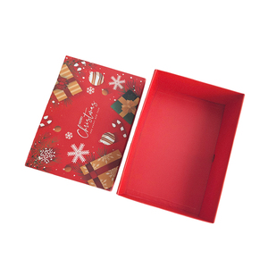 Caja de regalo de gama alta, caja de paquete de papel de Navidad plegable vacía grande creativa para embalaje de taza de bufanda - Product Image 4