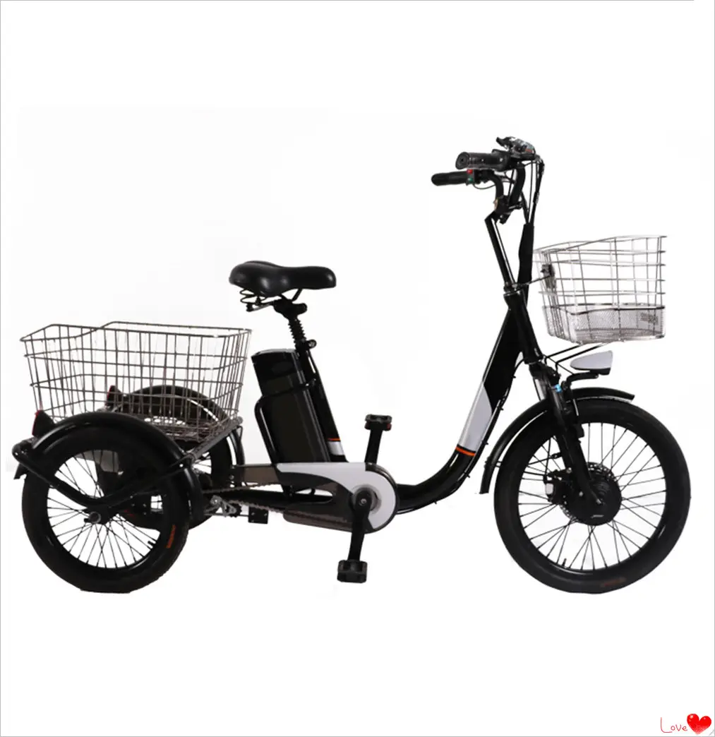 व्यापार आश्वासन वयस्क दो सीटें तीन पहिया बाइक बिजली tricycle 48V 250W बड़े लोगों अवकाश कार बिजली 3 पहियों साइकिल