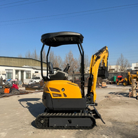 Mini-excavatrice à chenilles 1,8 tonne, mini-pelle 2 tonnes, prix usine, avec certifications EPA CE Euro 5