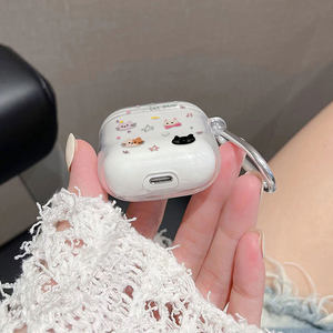 <span class=keywords><strong>Coque</strong></span> de style chat mignon pour <span class=keywords><strong>Airpods</strong></span> pour <span class=keywords><strong>Airpods</strong></span> 1-4 Pro 2022 Funny Soft Earphone Covers <span class=keywords><strong>Anime</strong></span> Funda Couque - Product Image 4