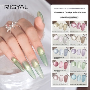 Kit de vernis gel œil de chat 9D avec nuancier, ensemble de vernis gel magnétique de luxe, vernis à ongles semi-permanent UV LED 5ml - Product Image 1