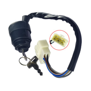 Interruttore di accensione di avviamento chiave <span class=keywords><strong>serratura</strong></span> <span class=keywords><strong>porta</strong></span> elettrica per moto ATV UTV Kawasaki Yamaha - Product Image 1