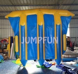 2025 2021 grande qualità Sport acquatici gonfiabili Flyfish barca per adulti 6 persone che volano pesce Banana Boat - Product Image 4