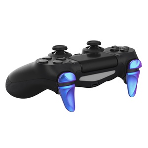 PlayVital EXtremeRate 2 Pares de Botones de Hombro Brillantes Color Azul Camaleón Púrpura, Extensiones de Gatillos para Controles de PS4 de Todos los Modelos - Product Image 5