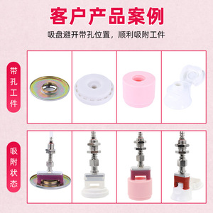 ถ้วยดูดสุญญากาศแบบโค้ง Lingyang ทำจากอลูมิเนียมอัลลอยด์ สำหรับงานอุตสาหกรรม แบบถ้วยเดี่ยว ใช้งานด้วยมือ พร้อมยางซิลิโคน - Product Image 4