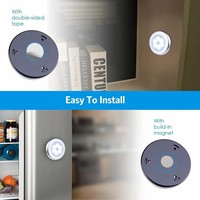 Détecteur de mouvement intérieur Led sous lampe de placard lumières d'armoire étagère applique murale garde-robe veilleuses