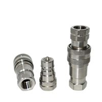 NAIWO Haute Qualité ISO 7241-A Connecteur Rapide Acier Inoxydable 3/8 ''Raccord Rapide Hydraulique Usine Directe Joints Rapides