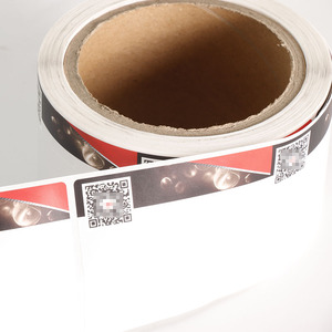 Nhãn mã <span class=keywords><strong>QR</strong></span> tùy chỉnh chống giả dữ liệu số sê-ri không thấm nước nhãn đóng gói tự dính - Product Image 2