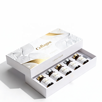 Boîtes rigides personnalisées pour coffret cadeau de collagène et peptides haut de gamme, recyclables, avec impression à chaud et usage médical