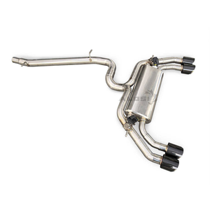 Silenciador de Escape con Válvula para SEAT Leon <span class=keywords><strong>Cupra</strong></span> 2.0T 2017-2021, Acero Inoxidable, Rendimiento, Tubo de Escape de Cuatro Salidas, Modificación - Product Image 1