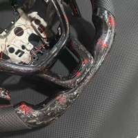 Volante de Fibra de Carbono Shadow para Honda Civic CRV 11ª Generación, con Cuero Perforado, Accesorios para Auto