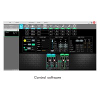 Amplificateur de mixage de classe D série MA 1000W avec sources audio, amplificateur de puissance de mixage compact avec Dante et DSP
