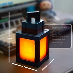 New Product <strong>Soul</strong> Lantern Minecraft Glow Lantern Night <strong>Light</strong> Rechargeable Torch <strong>Light</strong> Children's Bedroom Ambience <strong>Light</strong> - Product Image 4