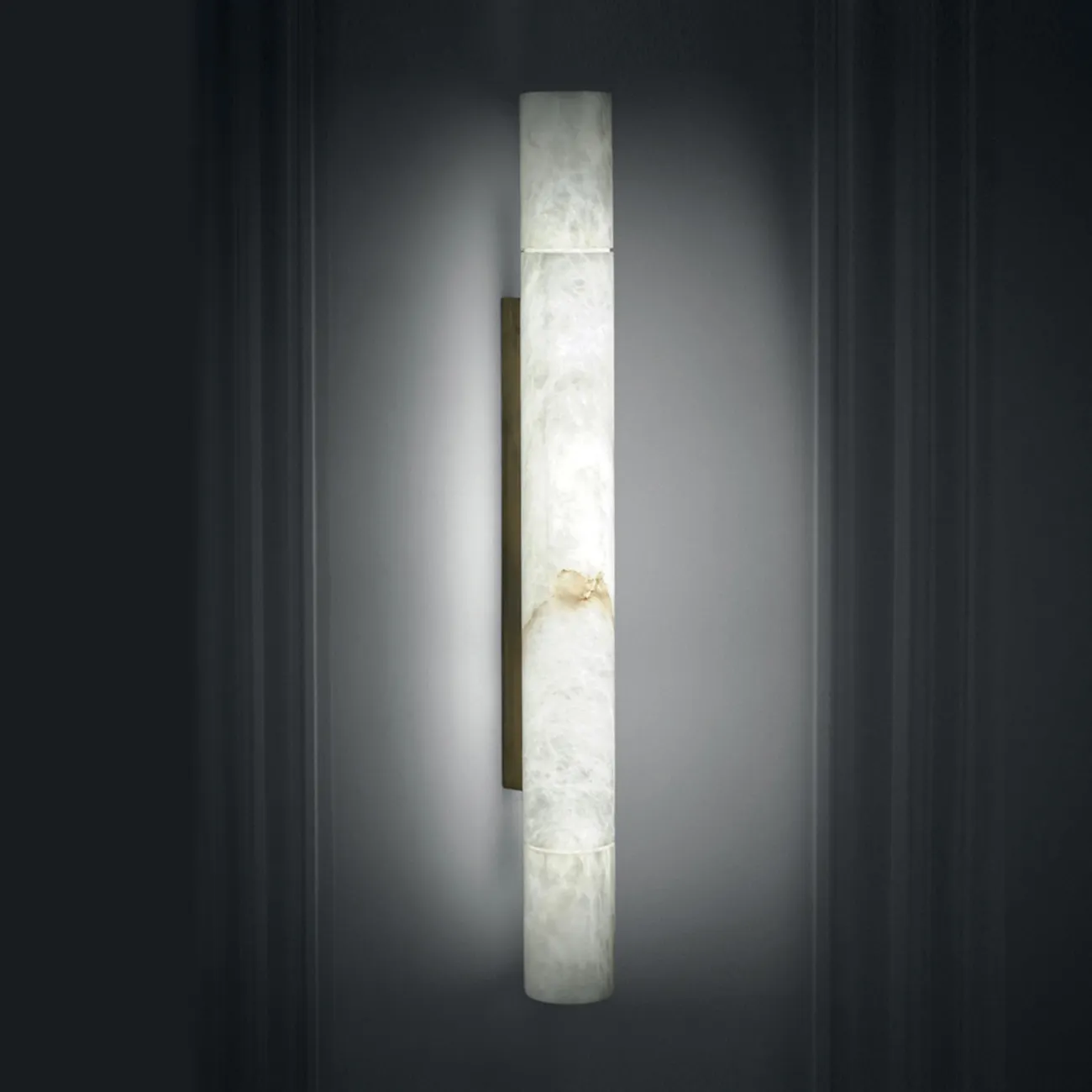 Precio de fábrica Alabastro SUMATRA A Aplique de pared Lámparas de latón Iluminación Led de lujo moderna para comedor