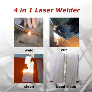 Công Nghiệp 4 Trong 1 Máy Hàn 1500W 2000W 3000W Nhôm Carbon Thép Không Gỉ Kim Loại Máy Hàn Laser - Product Image 2