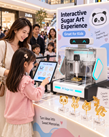 Imprimante à sucre portable, machine à fabriquer des bonbons 3D pour les marchés de location de matériel de fête et les petites entreprises