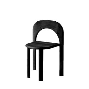 Nordic Solid Wood <b>Dining</b> <b>Chair</b> Black Walnut Cherry Unfinished Backrest Adult <b>Dining</b> <b>Chair</b> - Product Image 4