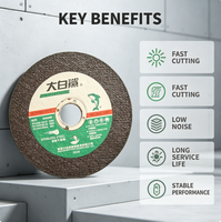 Disque de scie circulaire en acier inoxydable Songcheng de 4 pouces, compatible avec les meuleuses d'angle, pour travaux de petite fabrication métallique