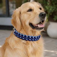 Laisse pour chien en macramé esthétique de luxe, faite à la main, tressée en coton doux, style bohème, durable, longueur personnalisée 3-8 pieds
