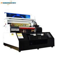 6090 A3 UV DTF Printer Double TX800 putih Glossy 6 warna UV tinta meja Film hewan peliharaan bukan bubuk