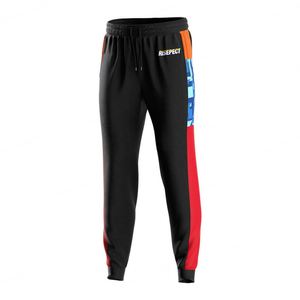 Pantalon de survêtement OEM/ODM pour musculation, coupe droite ample, avec motifs graphiques par sublimation - Product Image 1