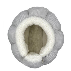 Cama de pana para mascotas, Material cálido, en forma de pata de perro, redonda, a la moda, para perros y gatos - Product Image 6
