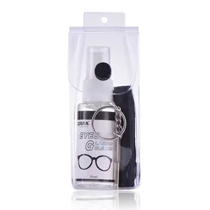 극세사 천과 드라이버가있는 OPULA 다른 용량 렌즈 청소 액체 안경 청소 스프레이 솔루션 키트