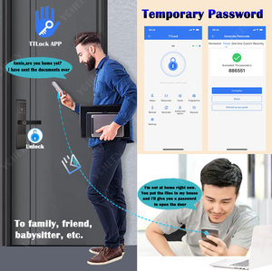 Serratura Digitale Premium in Acciaio Inox 304, Impermeabile, Resistente alle Intemperie, WiFi Tuya Smart Life, con Impronta Digitale, TTLock, RFID, NFC - Product Image 4