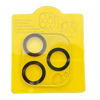 Film protecteur d'objectif de caméra en soie pour iPhone 16 15 14 Plus 13 12 11 Pro Max Film de protection d'objectif en verre trempé Transparent