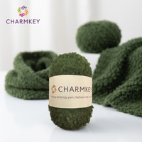 Soft Wool Blend Loop Yarn Chunky Boucle Knitting Yarn for Handmade Sweater Blanket Crochet