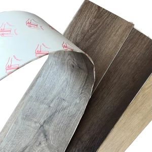 พื้นไวนิลกันน้ำ PVC รุ่นพรีเมียมใหม่ หนา 6 มม. ลายไม้ ป้องกันรอยขีดข่วน ติดตั้งง่ายด้วยกาว DIY พื้น LVT พลาสติก - Product Image 4