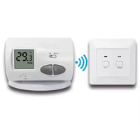 Thermostat de sol numérique programmable sans fil RF pour le contrôle de la température des chaudières à gaz